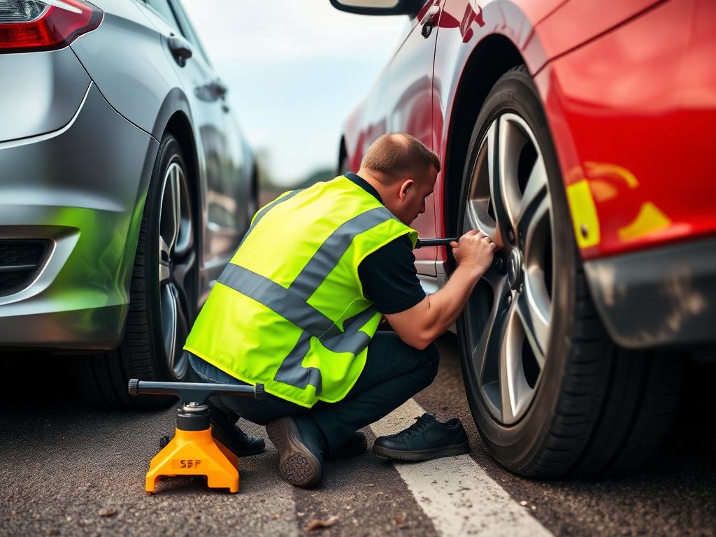 Flat Tire Change in East Orange, NJ